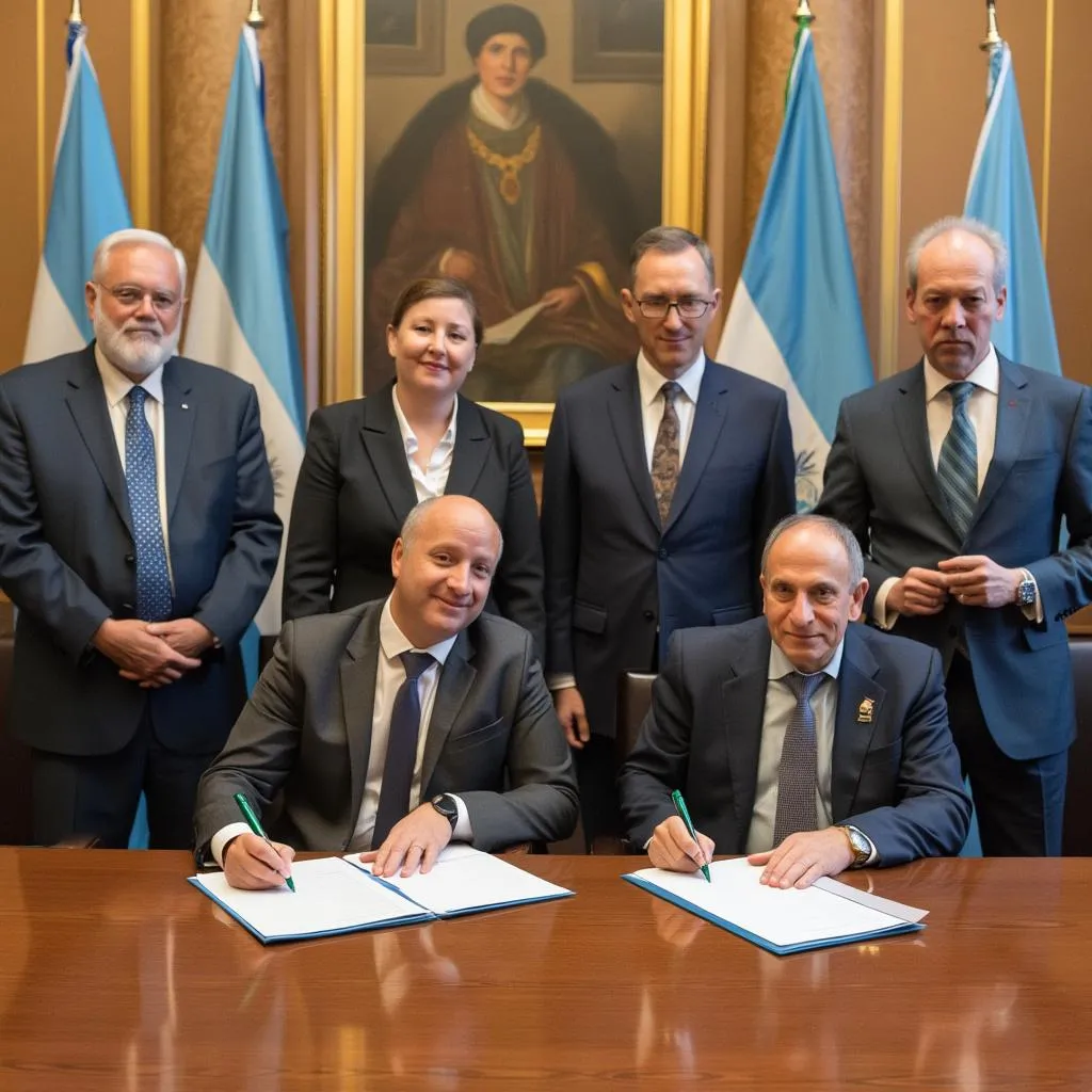 Firma de acuerdo de colaboración con institución gubernamental